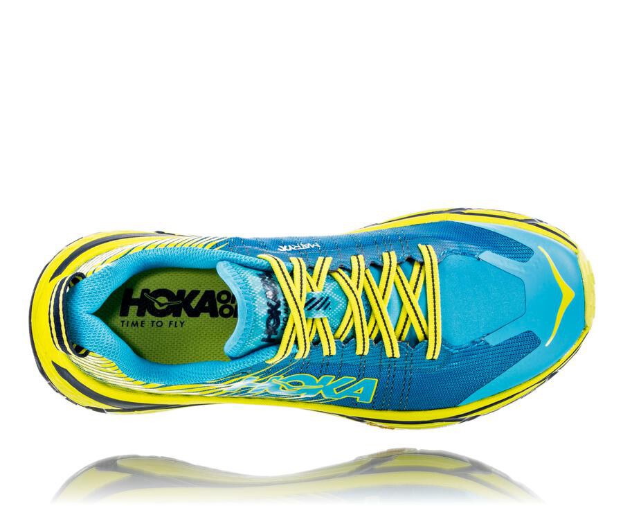 Hoka One One Spor Ayakkabı Kadın Mavi/Yeşil - Evo Mafate 2 - ME4538709